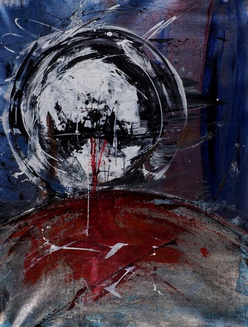 Konstellation 2 / Constellation 2 - 2025 | 54x84cm | acrylic, pastel on canvas